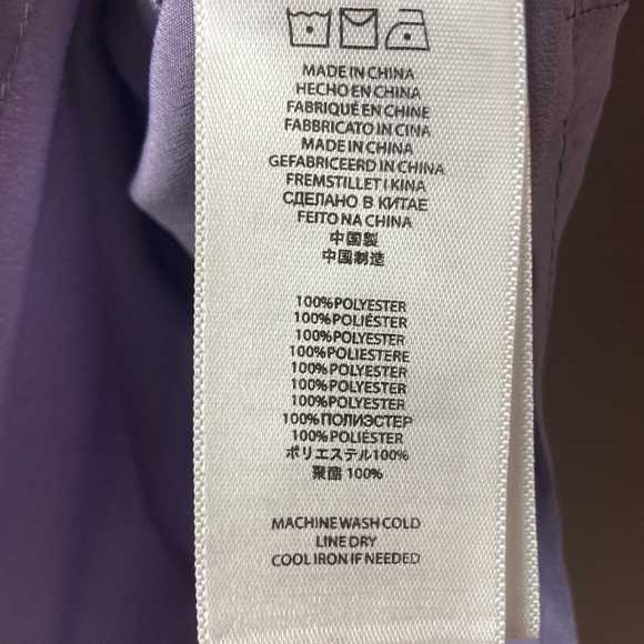 MICHAEL KORS lavender zip down shirt, size 10 - Picture 12 of 12